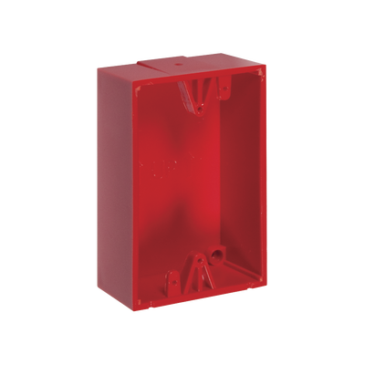 Imagen de Caja trasera de montaje color rojo para estaciones de parada STOPPER