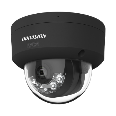 Imagen de [Dual Light + ColorVu 3.0 + HikAI] Domo IP 6 Megapixel / Lente 2.8 mm / 30 mts IR + Luz Blanca / 2 Microfonos Integrados / Exterior IP67 / WDR 130 dB / ACUSENSE 3.0 / Metal / NEMA 4X / ACUSEARCH