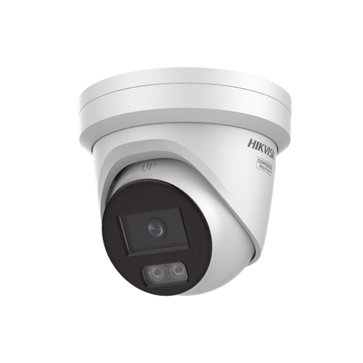 Imagen de [Dual Light + ColorVu 3.0 + HikAI] Turret IP 6 Megapixel / Lente 2.8 mm / 30 mts IR + Luz Blanca / 2 Microfonos Integrados / Exterior IP67 / Estrobo Luz Blanca / WDR 130 dB / ACUSENSE 3.0 / Metal / NEMA 4X / ACUSEARCH