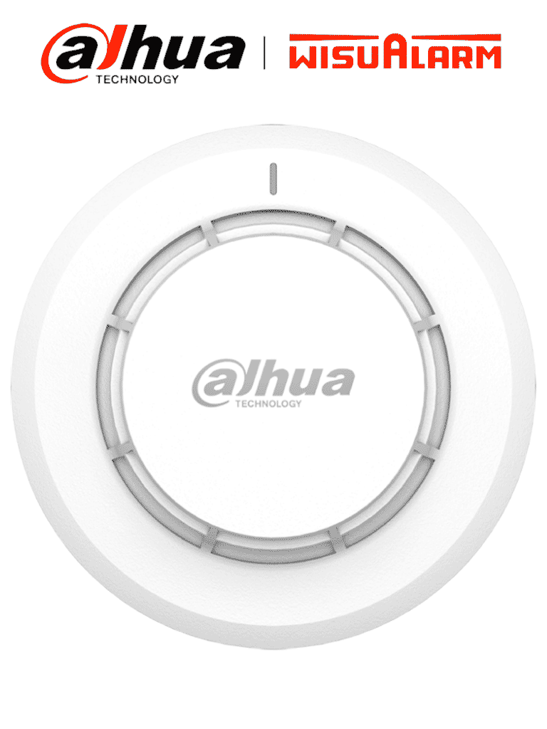 DAHUA WISUALARM DHI-HY-C136 - Detector convencional de Calor de 4 hilos, Detección de calor sensible, Hasta 150 m² de cobertura, Instalación hasta 4 metros de altura, Resistente a la corrosión