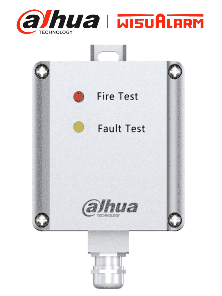 DAHUA WISUALARM DHI-HY-LD413A-P - Unidad terminal parasistemas de detección de calor mediante cable lineal, Trabaja en conjunto con el adaptador DHI-HY-LD413A-I, Compatible con DHI-HY-TSC-40DA-68-200