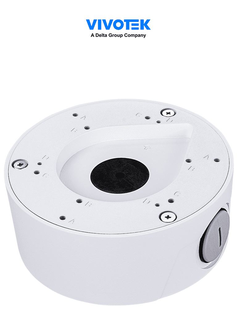 VIVOTEK AM-71B_V02 - Caja de conexiones exterior para cámaras domo, con protección IP66 y acabado en color blanco