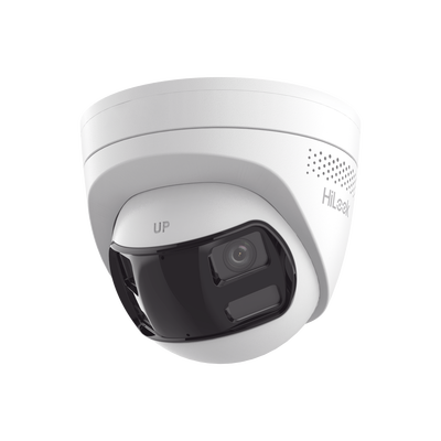 Imagen de [Dual Light] Turret IP 8 Megapixel / Imagen Panorámica 180°/ PoE / Micrófono y Bocina Integrado / Exterior IP67 / Audio Bidireccional / Alarma Visual y Auditiva Integrada / Smart Supplement Light / Micro SD 512 GB
