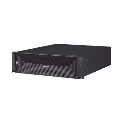 Imagen de NVR de 64 canales /  Hasta 32 MP / H.265 & Wisestream / Procesamiento 400 Mbps / 3 Puertos de Red / Raid 5-6 / 16 bahias para disco duro (no incluidos)