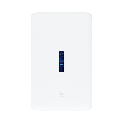 Imagen de UniFi Dream Wall Machine, TODO en uno: Cloud Gateway: Administre todas las aplicaciones UniFi / Switch 17 puertos GbE POE/ WiFi 6 Mu-MIMO 4x4 / almacenamiento interno 128 GB SSD (expandible con bahia)