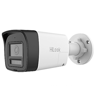 Imagen de [Audio Bidireccional + Dual Light + ColorVu] Bala TURBOHD 3K (5 Megapixel) / Lente 2.8mm / 30 mts IR EXIR + 20 mts Luz Blanca / Micrófono y Bocina Integrado / Exterior IP67 / Metal / dWDR