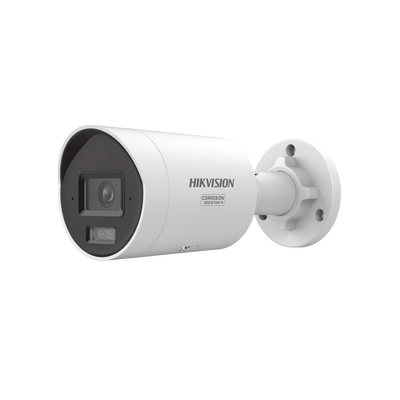Imagen de [Dual Light + ColorVu 3.0 + HikAI] Bala IP 4 Megapixel / Lente 2.8 mm / 40 mts IR + Luz Blanca / 2 Microfonos Integrados / Exterior IP67 /  WDR 130 dB / ACUSENSE 3.0 / Metal / NEMA 4X / ACUSEARCH