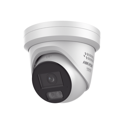 Imagen de [Dual Light + ColorVu 3.0 + HikAI] Turret IP 4 Megapixel / Lente 2.8 mm / 30 mts IR + Luz Blanca / 2 Microfonos Integrados / Exterior IP67 / Estrobo Luz Blanca / WDR 130 dB / ACUSENSE 3.0 / Metal / NEMA 4X / ACUSEARCH