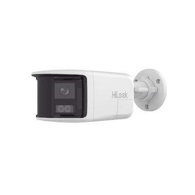 Imagen de [Dual Light] Bala IP 8 Megapixel / Imagen Panorámica 180°/ PoE / Micrófono y Bocina Integrado / Exterior IP67 / Audio Bidireccional / Alarma Visual y Auditiva Integrada / Smart Supplement Light / Micro SD 512 GB