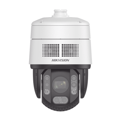 Imagen de [ PROTECCIÓN ACTIVA ] Domo PTZ IP 4 Megapixel / 32X Zoom / 200 mts IR / Potente Alerta Audible y Luz Estroboscópica hasta 100 Metros / ACUSENSE / IP67 / IK10 /  / Autoseguimiento 2.0 / Hi-PoE / DARKFIGHTER / Rapid Focus / Micro SD