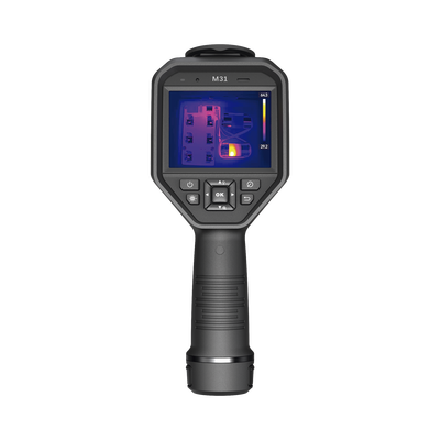 Imagen de M31 - Cámara Termográfica Portátil Dual / Lente Térmico 9.7 mm (384 x 288) / Lente Óptico (8 Megapixel) / WiFi / IP54 / Ranura MicroSD hasta 64 Gb  / Hasta 5 Horas de Funcionamiento Continuo