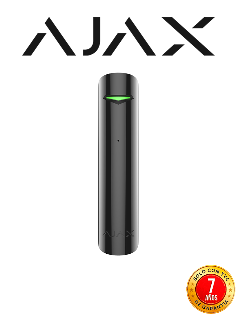 AJAX GlassProtectB - Detector de rotura de cristal Inalámbrico. Color Negro (26316.05.BL3)