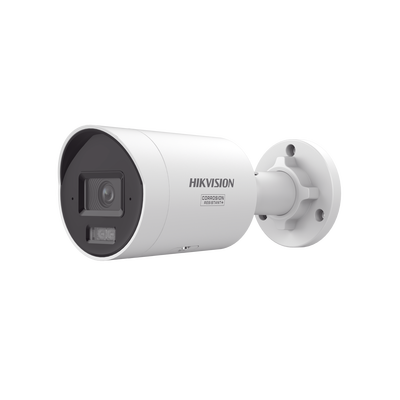 Imagen de [Dual Light + ColorVu 3.0 + HikAI] Bala IP 4 Megapixel / Lente 2.8 mm / 40 mts IR + Luz Blanca / 2 Microfonos Integrados / Exterior IP67 / Estrobo Azul y Rojo /  WDR 130 dB / ACUSENSE 3.0 / Metal / NEMA 4X / ACUSEARCH