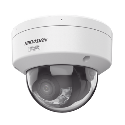 Imagen de [Dual Light + ColorVu 3.0 + HikAI] Domo IP 4 Megapixel / Lente 2.8 mm / 30 mts IR + Luz Blanca / 2 Microfonos Integrados / Exterior IP67 / WDR 130 dB / ACUSENSE 3.0 / Metal / NEMA 4X / ACUSEARCH