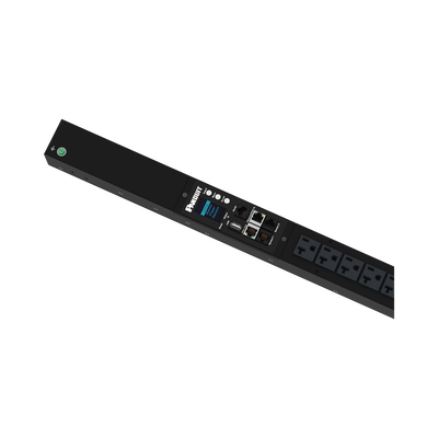 Imagen de PDU G6 Monitoreable (MI) para Distribución de Energía, Enchufe de Entrada NEMA 5-15P, Con 16 Salidas NEMA 5-20R, de Instalación Vertical, 120 Vca, 15 Amp
