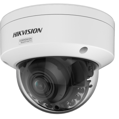 Imagen de [Dual Light + ColorVu 3.0 + HikAI] Domo IP 4 Megapixel / Lente Mot. 2.8 a 12 mm / 40 mts IR + Luz Blanca / Exterior IP67 / WDR 130 dB / ACUSENSE 3.0 / Metal / NEMA 4X / ACUSEARCH