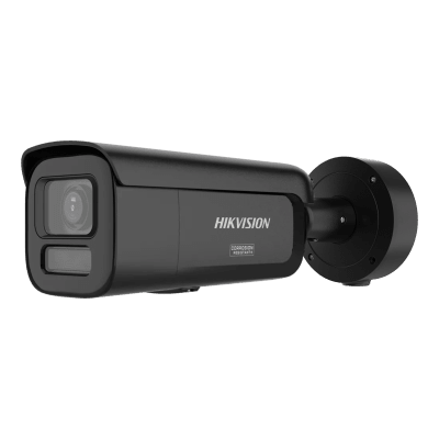 Imagen de [Dual Light + ColorVu 3.0 + HikAI] Bala IP  4 Megapixel / Lente Mot. 2.8 a 12 mm / 60 mts IR + Luz Blanca / Exterior IP67 / WDR 130 dB / ACUSENSE 3.0 / Microfono Integrado / Metal / NEMA 4X / ACUSEARCH