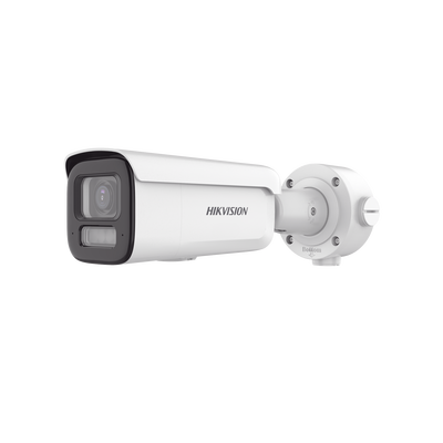Imagen de Bala IP 8 Megapixel / Lente Mot. 2.7 a 13.5 mm / Dual Light (60 mts IR + 60 mts Luz Blanca ) / Darkfighter S / Exterior IP67  / IK10 /WDR 130 dB / 4 Analíticos: AcuSense, Deteccion Facial, Conteo de Personas por Cruce y Zona
