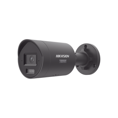 Imagen de [Dual Light + ColorVu 3.0 + HikAI] Bala IP 4 Megapixel / Lente 2.8 mm / 40 mts IR + Luz Blanca / 2 Microfonos Integrados / Exterior IP67 /  WDR 130 dB / ACUSENSE 3.0 / Metal / NEMA 4X / ACUSEARCH