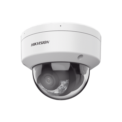 Imagen de Domo IP 4 Megapixel / Lente 2.8 mm / Dual Light (40 mts IR + 40 mts Luz Blanca) / Darkfighter S / Exterior IP67 / IK10 / Microfono Integrado / WDR 130 dB / 4 Analíticos: AcuSense, Deteccion Facial, Conteo de Personas por Cruce y Zona