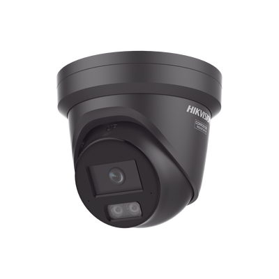 Imagen de [Dual Light + ColorVu 3.0 + HikAI] Turret IP 4 Megapixel / Lente 2.8 mm / 30 mts IR + Luz Blanca / 2 Microfonos Integrados / Exterior IP67 / WDR 130 dB / ACUSENSE 3.0 / Metal / NEMA 4X / ACUSEARCH