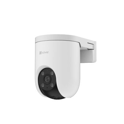 Imagen de Cámara PT / Resolución 5 Megapixel (3K) / Visión Nocturna en Color / AI Detección de Humanos y Vehículos / Defensa Activa con Sirena y Luz Estroboscópica / IP67