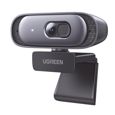 Imagen de Cámara Web 2K con Micrófono Integrado | Cancelación de Ruido | Corrección de Luz Automática | Vista Amplia de 91° | Rotación Flexible de 360° | Cubierta de privacidad | Incluye Cable USB de 2M.