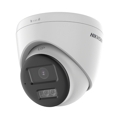 Imagen de [Audio Bidireccional + Dual Light + ColorVu] Turret TURBOHD 4K (8 Megapixel) / Lente 2.8 mm / 40 mts IR EXIR + 40 mts Luz Blanca / Micrófono y Bocina Integrado / Exterior IP67 / dWDR
