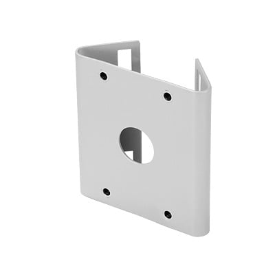 Imagen de Adaptador de poste compatible con SBP-300WM1, para usarse con domos fijos y PTZ samsung