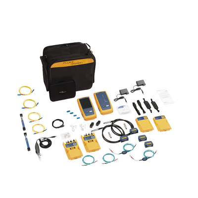 Imagen de Certificador DSX-8000 para Cable de Cobre Cat5e, Cat6, Cat6A y Cat8, Con Módulos OLTS Quad CertiFiber Pro, Con WiFi Integrado y Pantalla LCD de 5.7 in, Versión Internacional