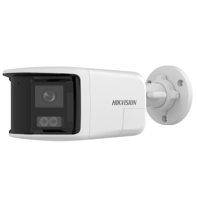Imagen de [PROTECCIÓN ACTIVA] Bala IP 6 Megapixel / 2 Lentes de Lente 2.8 mm (Imagen Panorámica 180°) / 30 mts IR / Exterior IP67 / Luz Intermitente y Alerta de Audio / Audio Bidireccional / ACUSENSE / WDR 120 dB / Micro SD