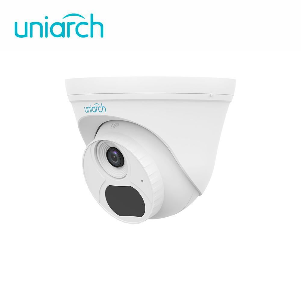 CAMARA IP TURRET UNIARCH IPC-T132-AF28-ECO / 2MP / LENTE-2.8MM / DWDR / IR30M / MICROFONO-INTEGRADO / HUMAN-BODY-DETECTION-2.0 / ROI / AUDIO DETECTION / POE-AF / ONVIF / USO-EN-INTERIOR / 3-AXIS / ULTRA265 / NO INCLUYE GLANDULA IMPERMEABLE