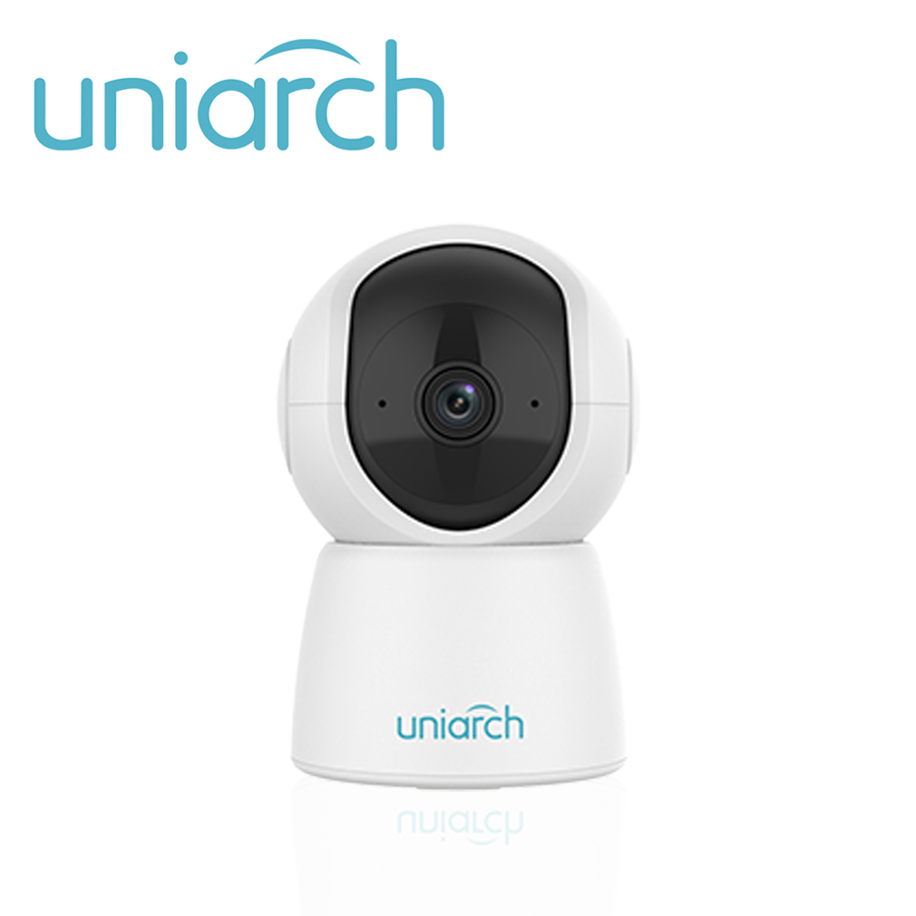 CAMARA IP MINI PT WIFI UNIARCH UHO-S2E-M3 / 3MP / ULTRA 265 / DC 5V / 1A / DWDR / LENTE FIJO DE 4.0 MM / IR HASTA 10M / MICROFONO Y ALTAVOZ INTEGRADOS / HUMAN BODY DETECTION / AUTOTRACKING / DETECCION DE AUDIO / DETECCION DE MOVIMIENTO