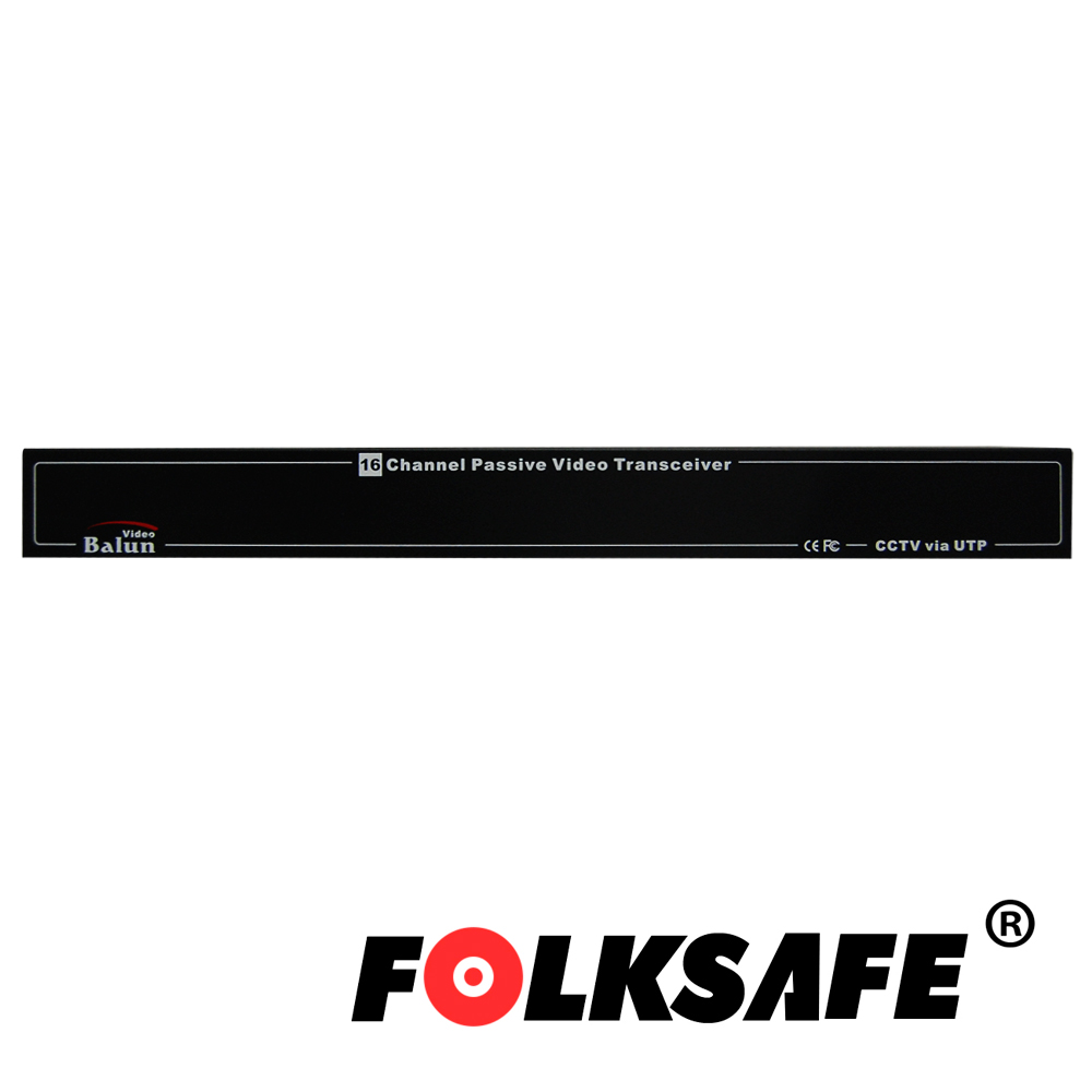 TRANSCEPTOR DE VIDEO PASIVO, HUB 16 CANALES HD FOLKSAFE FS-HDP4616, COMPATIBLE CON TODAS LAS MARCAS DE CÁMARAS CON FORMATO HD-CVI, HD-TVI Y AHD, DISTANCIA MÁxIMA DE 320MTS DE CABLEADO PARA VIDEO AHD 1.3MP, CUENTA CON PROTECCIÓN DE DESCARGAS DE 2KV EN ENTRADA