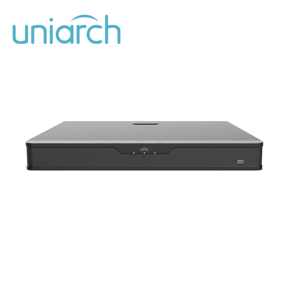 DVR UNIARCH XVR302-32Q3 / 36 CANALES / 8MP LITE / H 265 / 32 CANALES ANALOGICOS / 4 CANALES IP / SALIDA SIMULTÁNEA HDMI / VGA / 2 DISCOS DUROS DE  8 TB C / U ( TOTAL 16 TB) / RS485 / ALARMA 4 ENTRADAS / 1 SALIDA