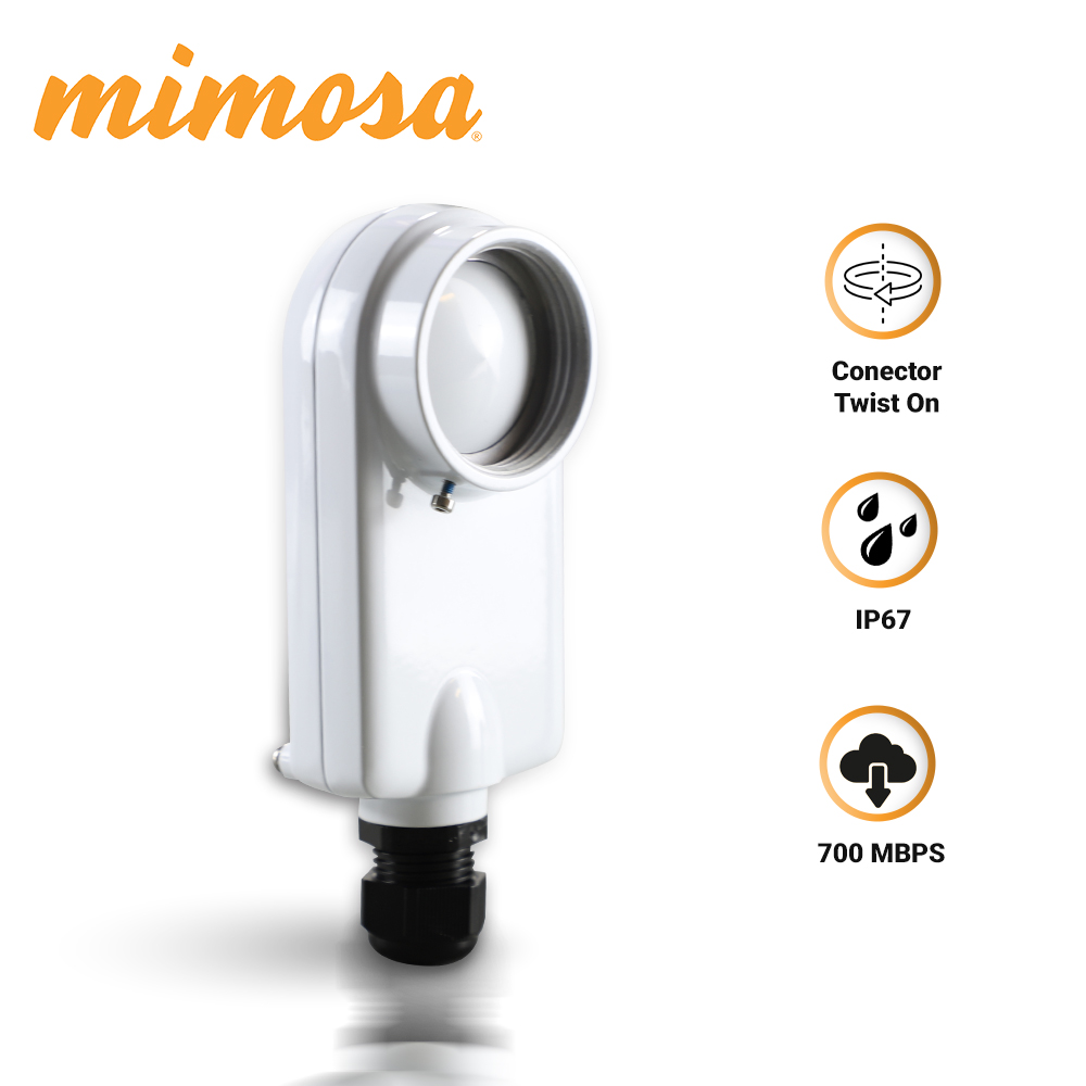CPE/AP PTP-PTMP ENLACE INALAMBRICO MIMOSA C5X IP67 EXTERIOR MODULAR 4.9-6.4 GHZ GPS 802.11AC 700MBPS 1 PUERTO RJ45 10 100 1000 MBPS 1 CONECTOR TWIST IP67 (NO INCLUYE INYECTOR POE) (3 MESES GARANTIAS)