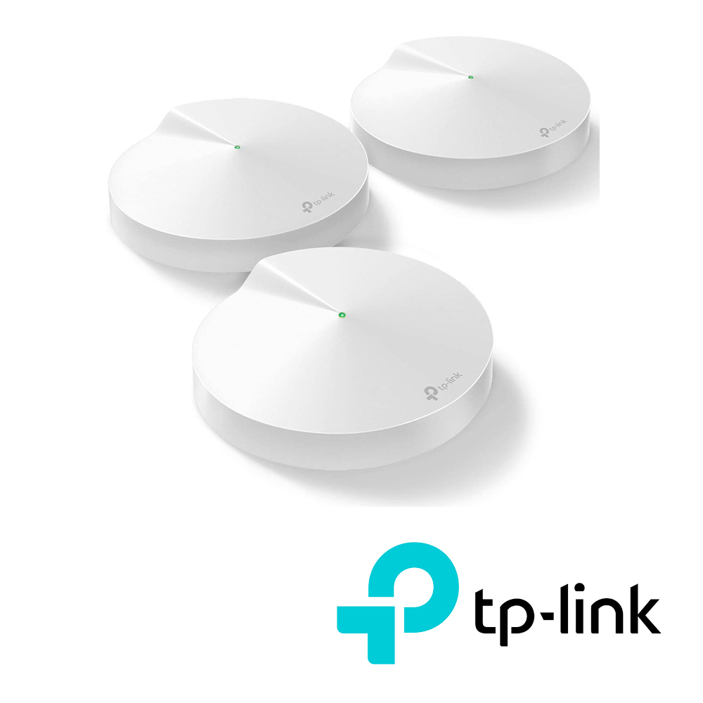 SISTEMA WI-FI MESH TP-LINK DECO M5(3-PACK) AC1300 DUAL BAND, HASTA 100 EQUIPOS, BLUETOOTH, USB TIPO C, MU-MIMO, 4 ANTENAS INTERNAS