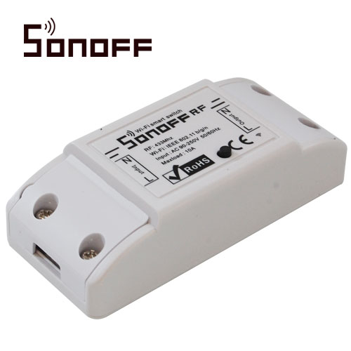 INTERRUPTOR ON / OFF SONOFF RF SMART INALAMBRICO WIFI PARA SOLUCION DE SMART HOME CON TEMPORIZADOR PARA IOS Y ANDROID COMPATIBLE CON ALEXA / GOOGLE HOME / NEST