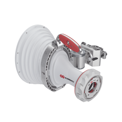 Imagen de Antena asimétrica de 30° (30°H 20°V) 20.5 dBi tipo cuerno 5180-6000 MHz altamente eficiente, sin cables, sin perdidas, sin lóbulos listas para TwistPort