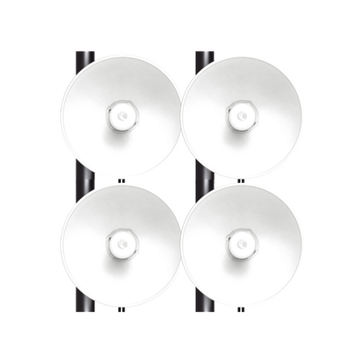 Imagen de Kit de 4 radios FORCE4625 de alto Desempeño / Wi-Fi 6E / Hasta 1 Gbps / 5925 - 7125 MHz / Antena Integrada 25 dBi