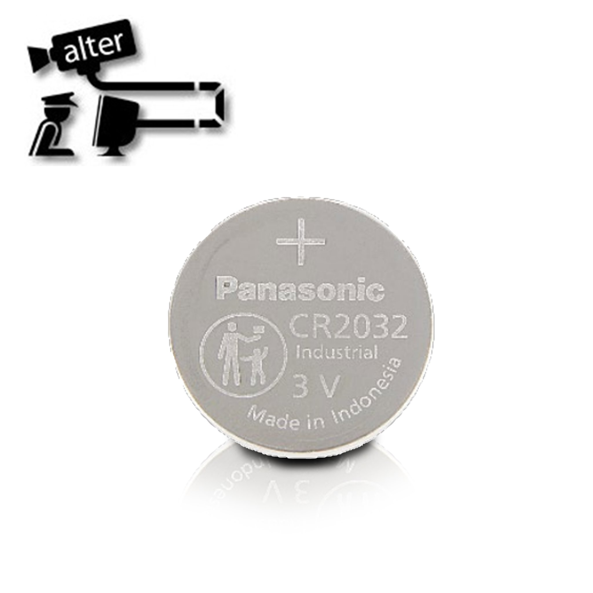 BATERIA LITIO PANASONIC CR2032 3V 225MAH TIPO MONEDA PARA USO EN CONTROLES REMOTOS Y RESPALDO DE MEMORIAS TEMPERATURA OPERACIÓN -30 A 85 GRADOS CELSIUS