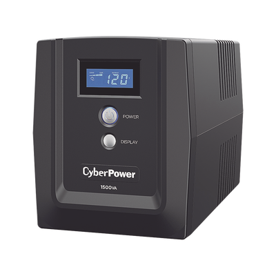 Imagen de UPS de 1500 VA/900 W, Topología Línea Interactiva, Entrada 120 Vca NEMA 5-15P, y 8 Salidas NEMA 5-15R, Con Regulador de Voltaje (AVR)
