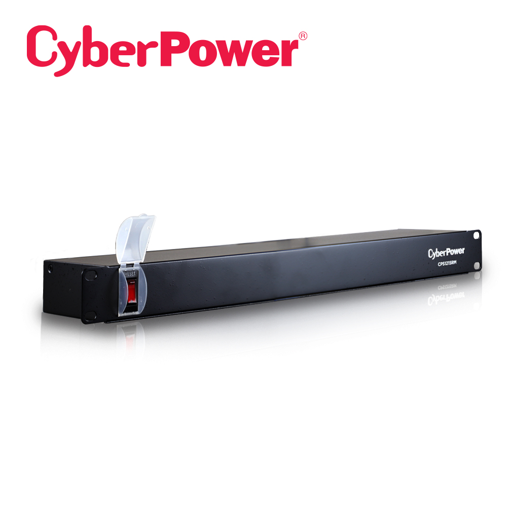 PDU CYBERPOWER CP1215RM BASICO PARA DISTRIBUCION DE ENERGIA 10 CONTACTOS NEMA 5-15R 1UR 15 AMP 120 VCA